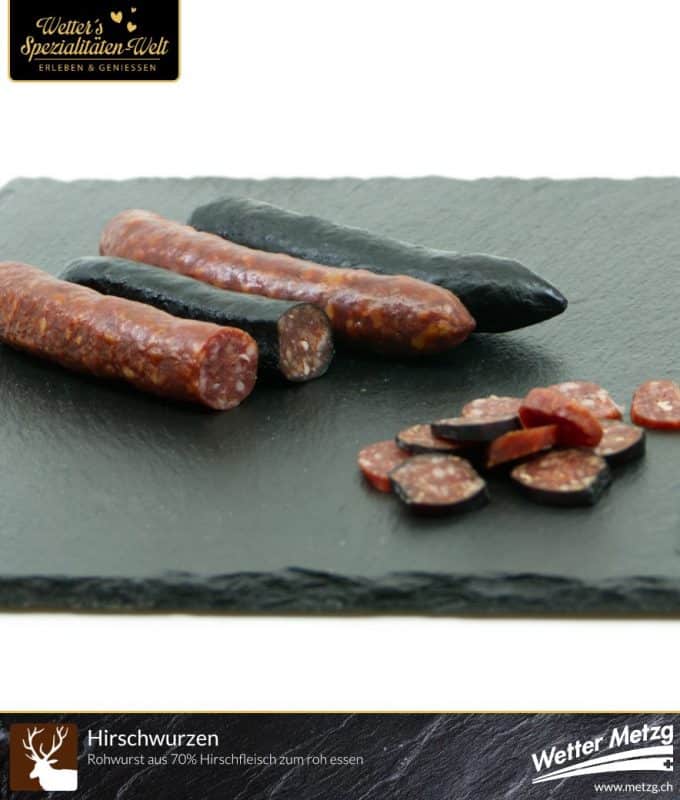 Hirschwurzen - Wetter Metzg Hirschwurst
