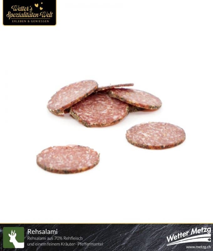 Rehsalami - Wetter Metzg Rehwurst