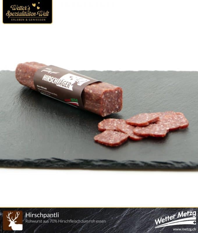Hirschpantli - Wetter Metzg Hirschwurst