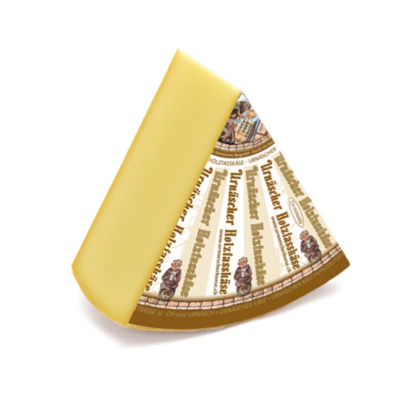 Urnäscher Holzfasskäse Käse Tranche